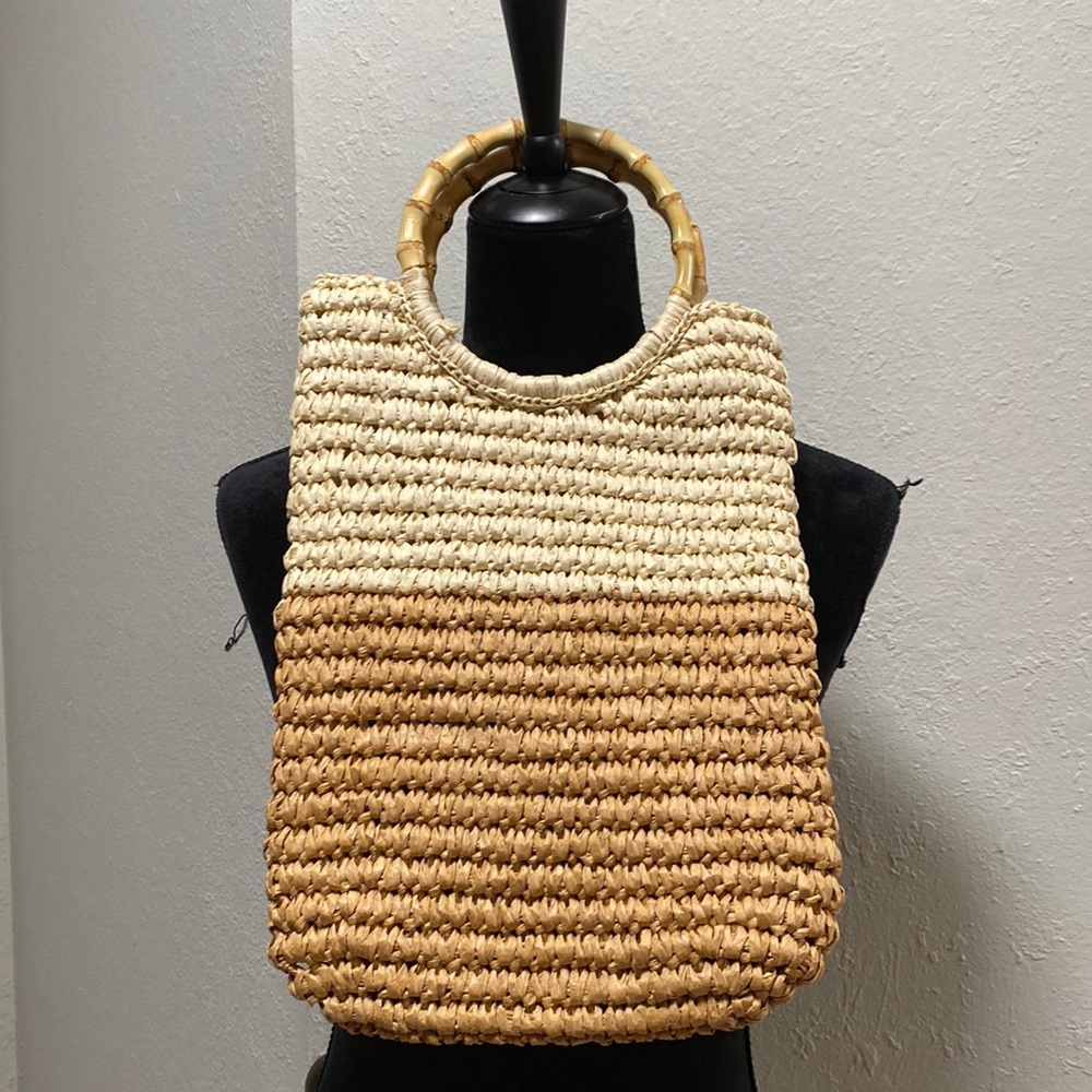 Rattan bag.